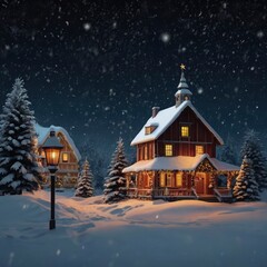 Fototapeta premium Christmas in the city