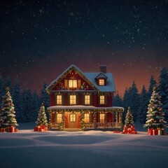 Fototapeta premium Christmas in the city