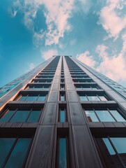 Generic modern building symbol of success.