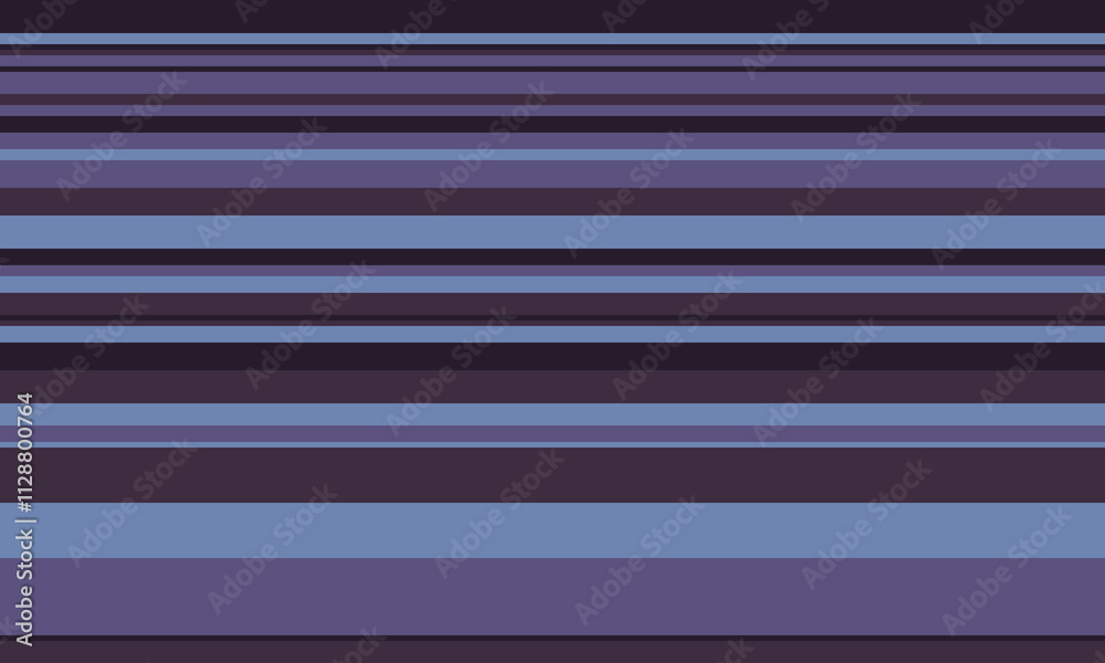 Fototapete Geometric stripes seamless vector pattern with horizontal lines in varied colours, creating an abstract background. Ideal for textile design, wallpaper, or graphic prints.