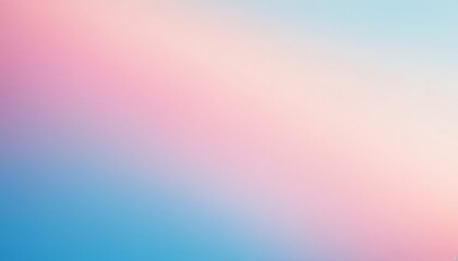 Obraz premium sky blue and pink grainy background Soft and blurred bright, colorful and airy gradient background.8