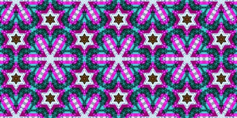 Abstract Kaleidoscope Geometry Psychedelic Art Pattern Background Wallpaper