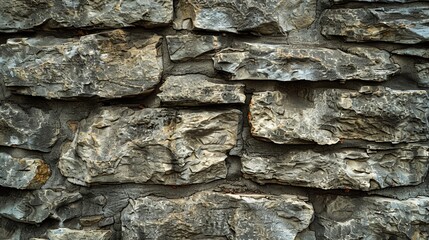 Fototapeta premium A close-up of a stone wall.