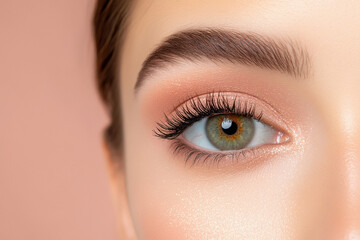 beauty woman with eye