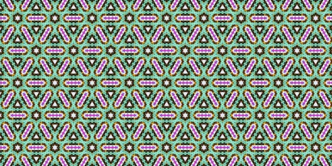 Abstract Kaleidoscope Geometry Psychedelic Art Pattern Background Wallpaper