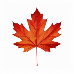 Obraz premium the AI Image Generator, Autumn Maple Leaf on Black Background