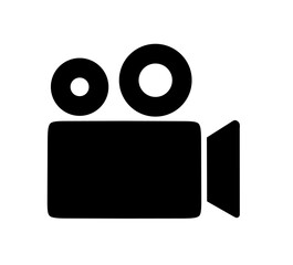 video camera icon vector with trendy design