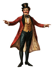 PNG A Magician illustration historical costume.