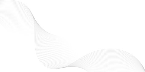 Abstract wave element for design. Digital frequency track equalizer. Stylized line art background. Vector illustration. Wave with lines created using blend tool.