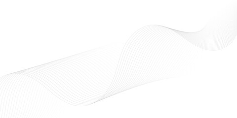 Abstract wave element for design. Digital frequency track equalizer. Stylized line art background. Vector illustration. Wave with lines created using blend tool.
