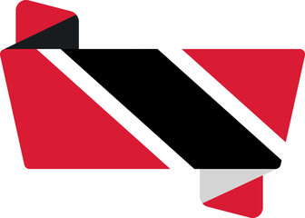 Folded Icon of Trinidad & Tobago Flag