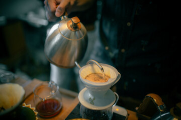 coffee maker and coffee