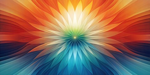 Obraz premium Vibrant Swirling Waves: A Dynamic and Modern Graphic Design Background for Headers, Posters and Web Projects