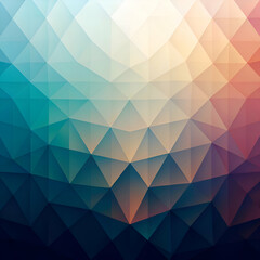 Obraz premium Abstract Geometric Background with Teal. Beige and Purple Tones.