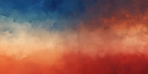 Abstract Gradient of Blue and Orange with Dynamic Cloud and Texture header background for graphic design projects