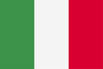 Obraz premium Illustration of Italy flag vector