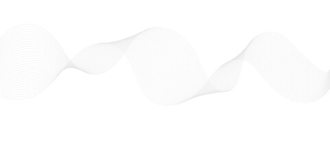 Abstract white and grey soft flowing line design wave white background vector illustration.