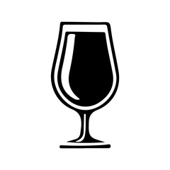 Glass silhouette  vector