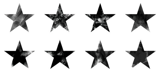 Grunge stars design for artistic and creative projects