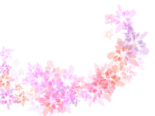 pink flowers background