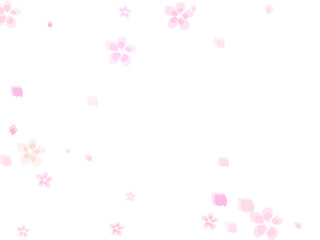 pink background with flowers