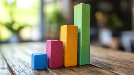 Graph showing rising customer satisfaction focus on improvement dynamic silhouette in a presentation room