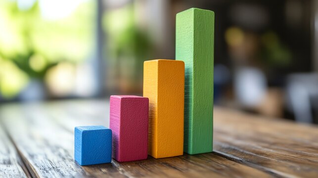 Graph showing rising customer satisfaction focus on improvement dynamic silhouette in a presentation room