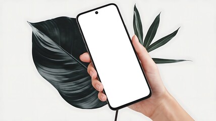 Realistic Smartphone Mockup 3D Render 