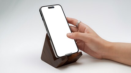 Realistic Smartphone Mockup 3D Render 