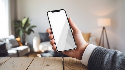 Realistic Smartphone Mockup 3D Render 