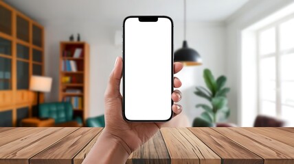 Realistic Smartphone Mockup 3D Render 