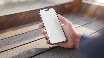 Realistic Smartphone Mockup 3D Render 