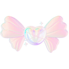 3D Iridescent rainbow stickers 