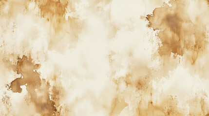 Layers of mocha mousse coffee stains create textured background for home decor textiles