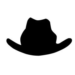 Hand drawn cap hats Silhouette 