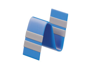 Towel icon 3d render illustration