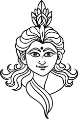 Ram navami Lord Ramas dynamism and heroic spirit minimalist silhouette vector illustration
