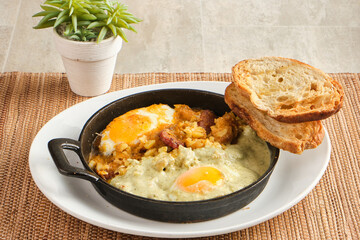 Hearthy breakfast skillet.