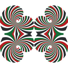 op art creative geometric pattern, modern background, vector design element