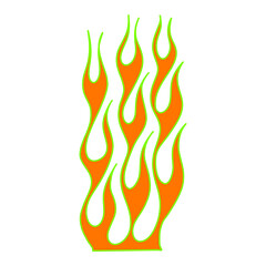 fire and flames design 