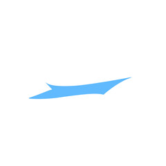 blue swoosh calligraphy