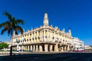 Grand Theater Alicia Alonso in Havana with Beautiful Architecture Details, Cuba