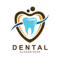 Dental Logo Design Creative Dentist Logo Creative Dental Clinic Company Vector Logo