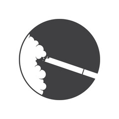 Cigarette icon vector. Smoking logo illustration. Cigarette symbol vector