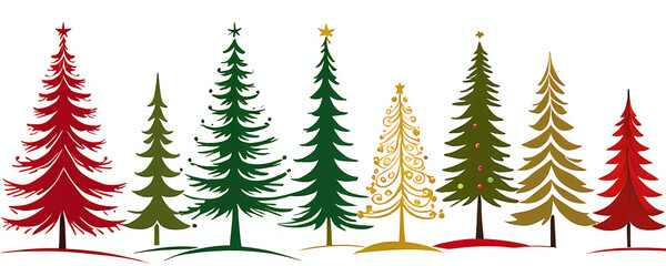 christmas trees collection