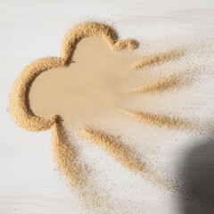heart on sand