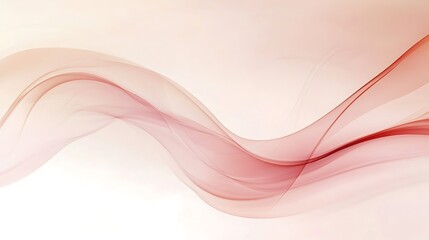 Abstract Pink and White Wave Design