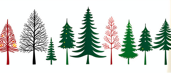 christmas trees collection