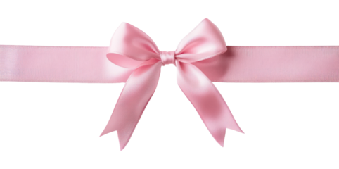 PNG Pink ribbon with a bow accessories decoration accessory.