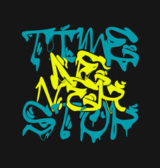 Graffiti Font Design Vector Typography For t-shirt, hoodie, streetwear, poster, and other